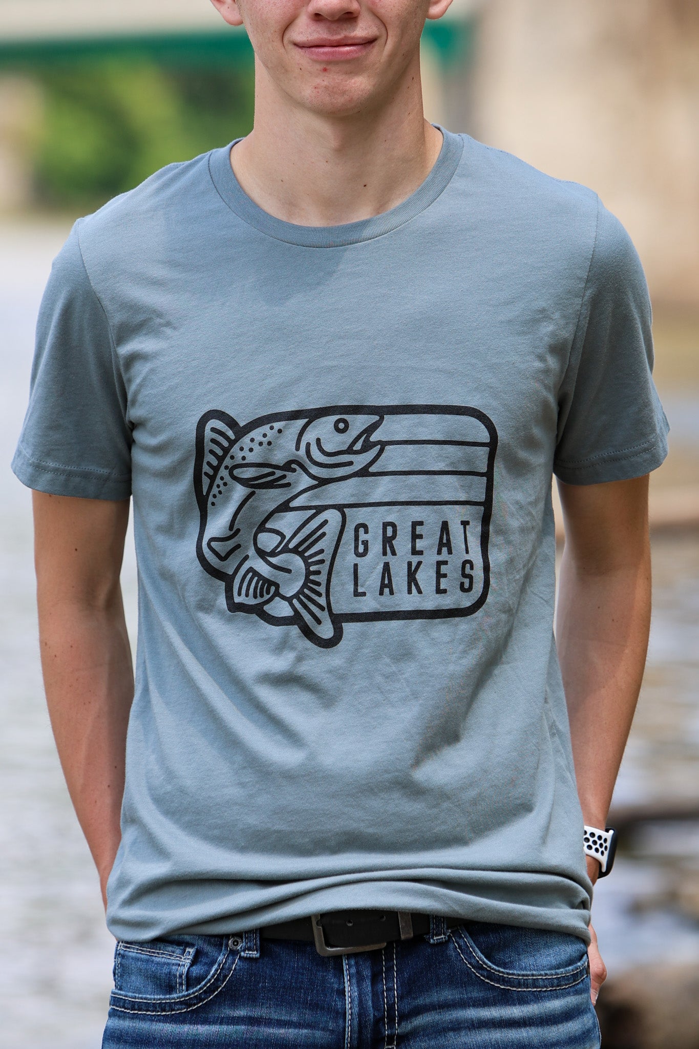 A Great Lakes Fish Tee
