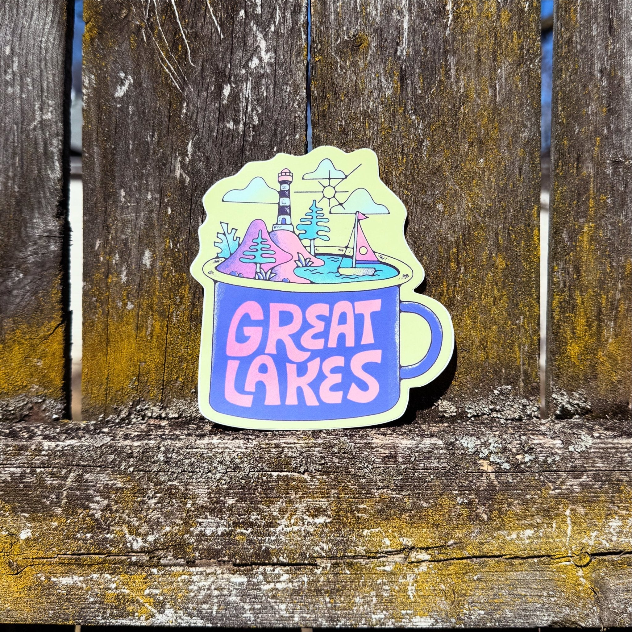 A Great Lakes Mug Purple - menottees