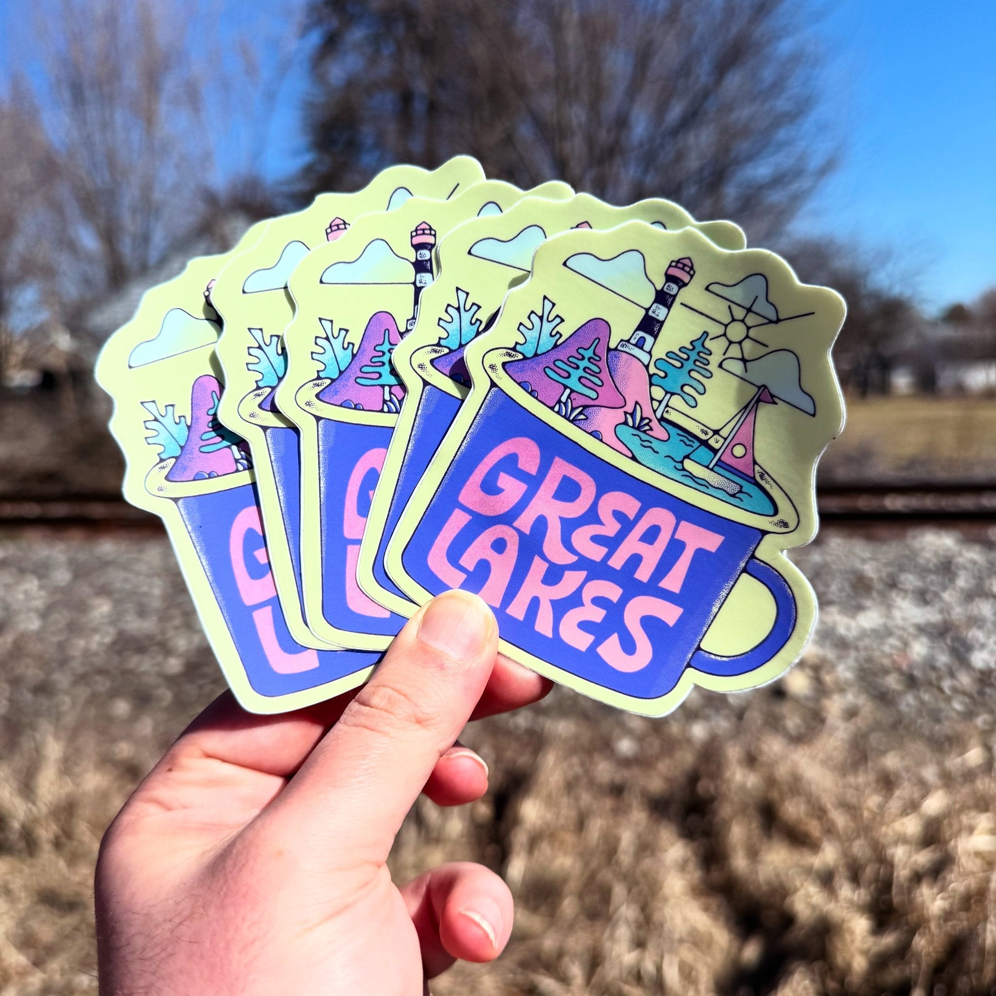 A Great Lakes Mug Purple - menottees