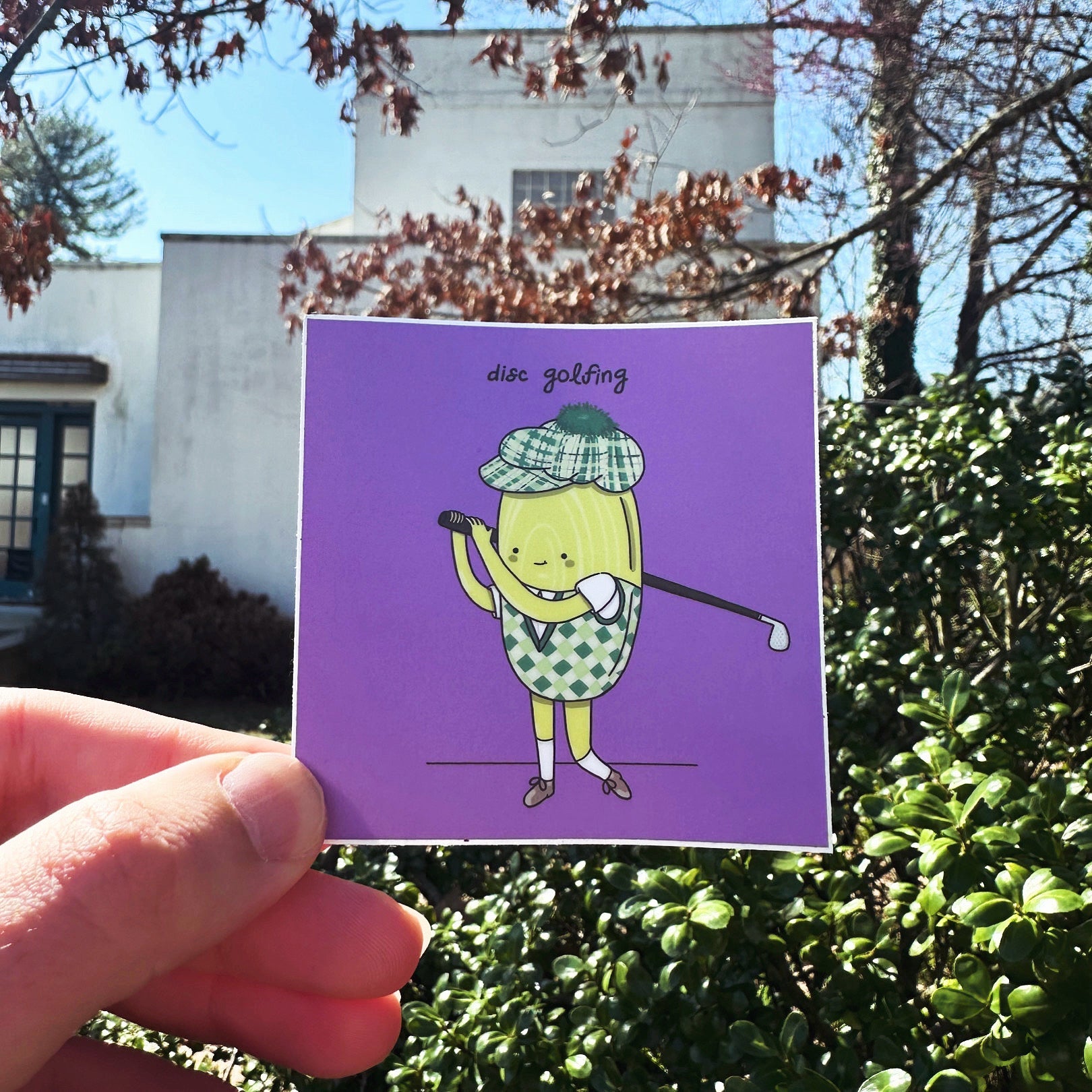 Disc Golfing - menottees