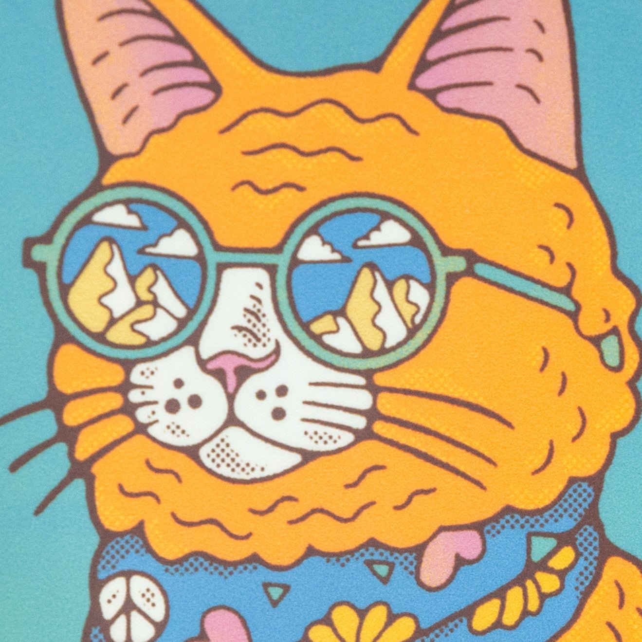 MEOW LIFE (Flower Power Cat) - menottees