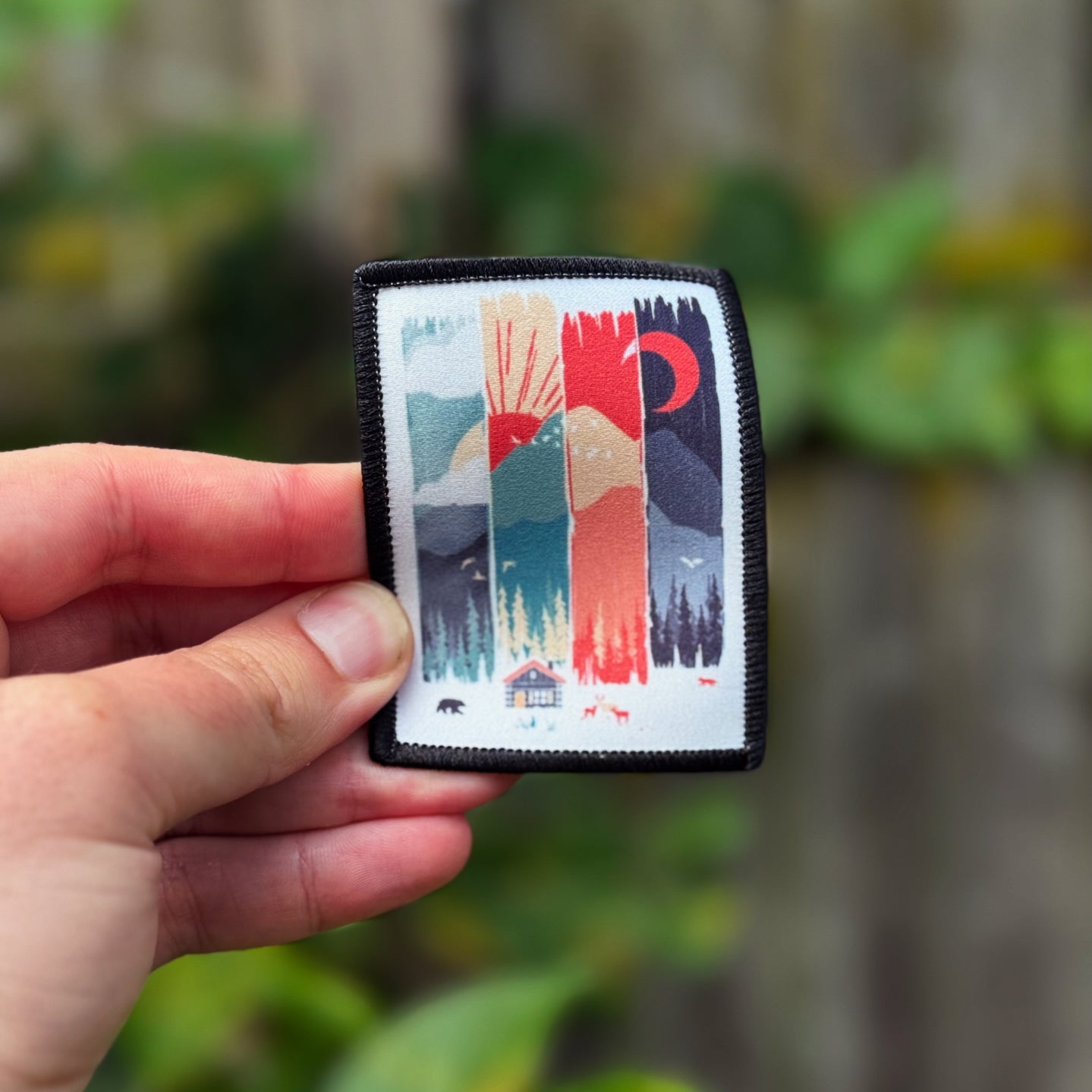 Mountain Weather Iron - On Patch - Menottees