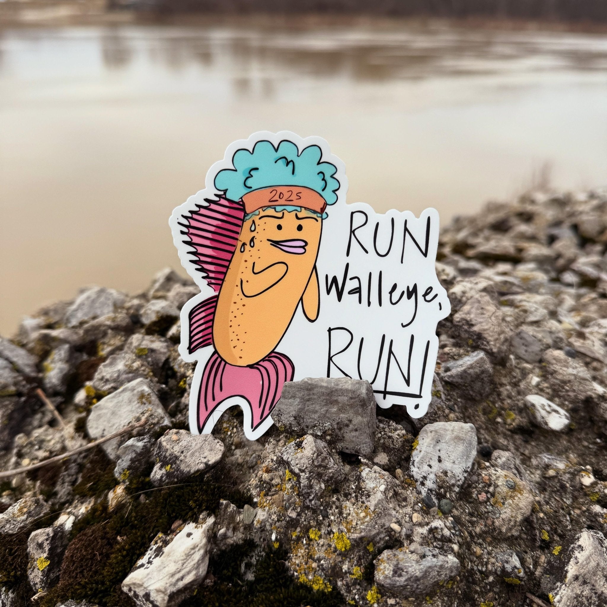 Run Walleye, Run! (Retro) - menottees