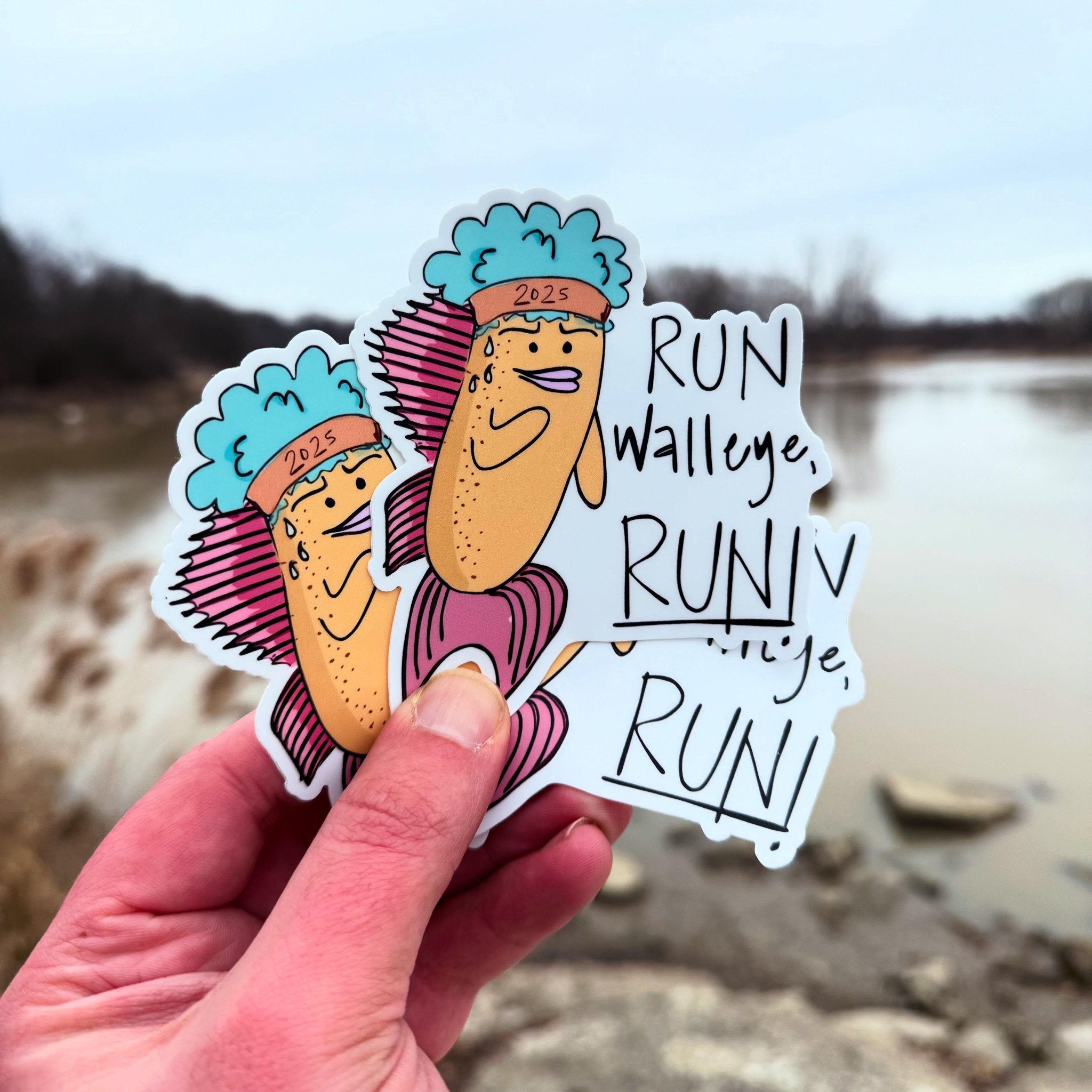 Run Walleye, Run! (Retro) - menottees