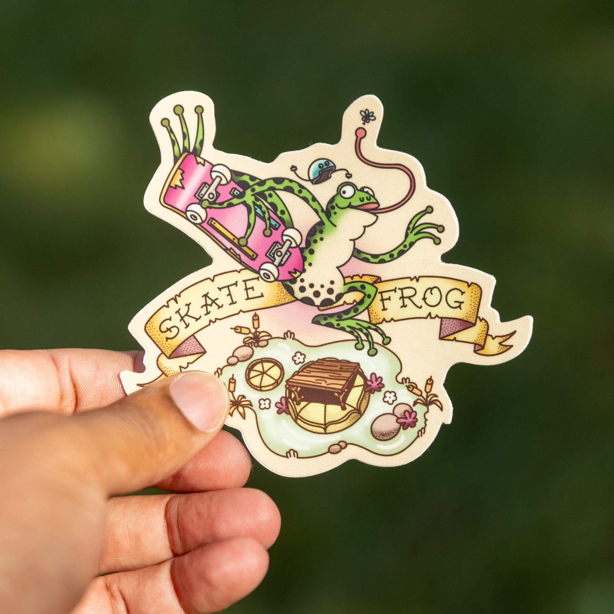 Skate Frog - menottees