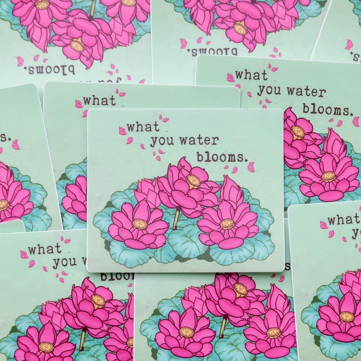 What You Water Blooms - menottees