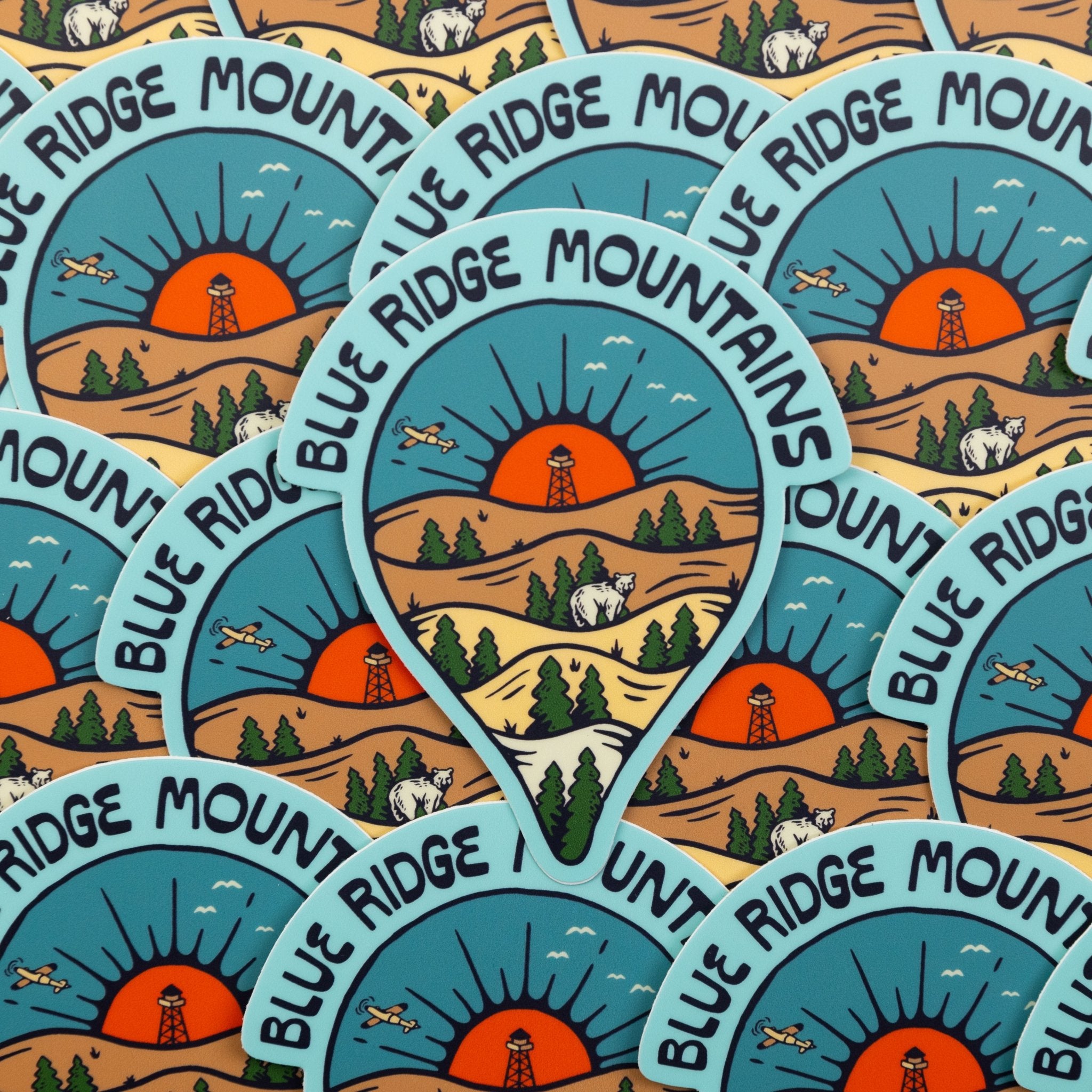 A Blue Ridge Location Symbol - menottees