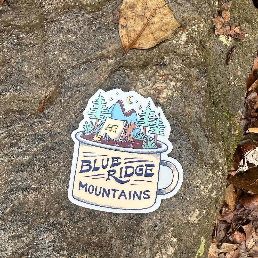 A Blue Ridge Night Mug - menottees