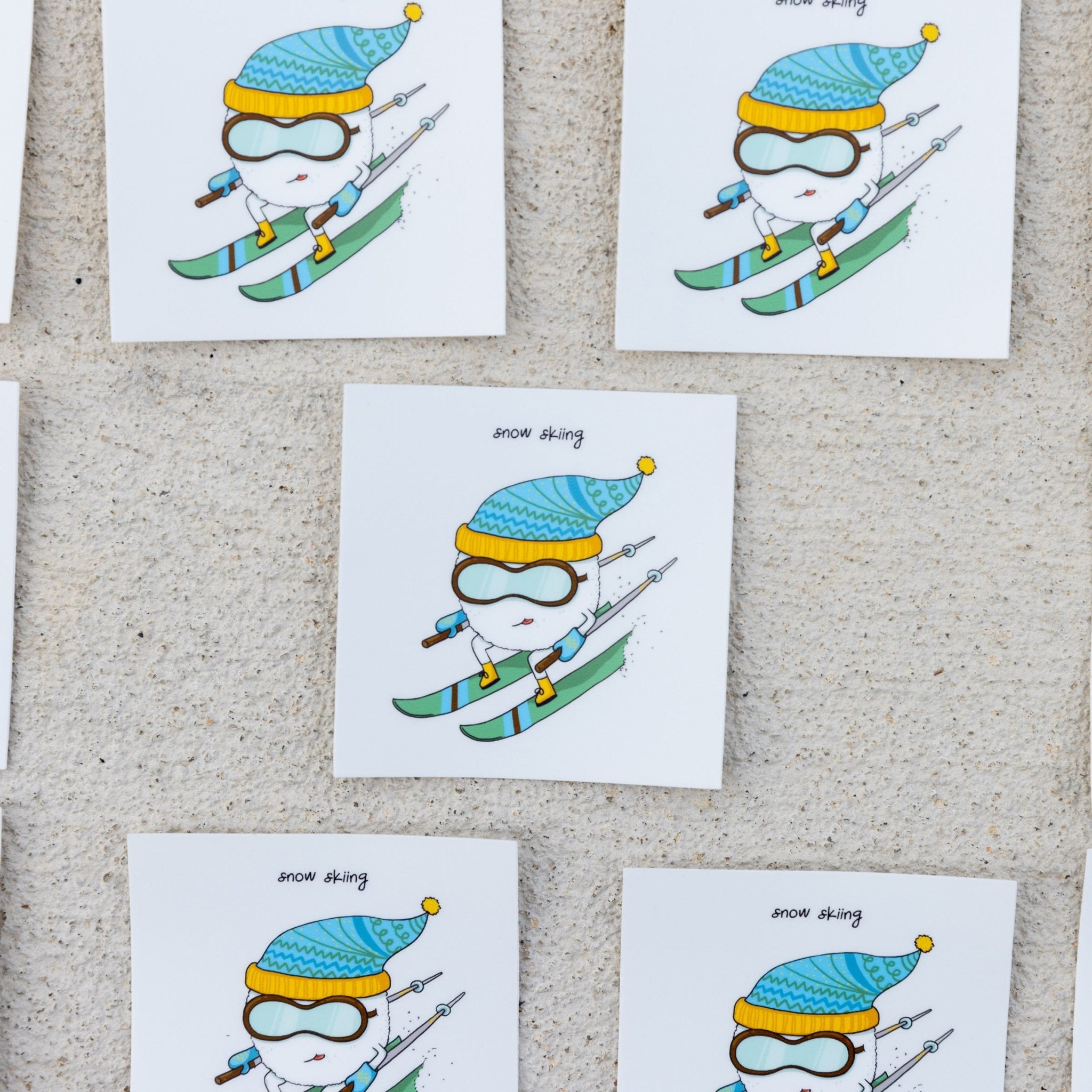 Snow Skiing - menottees