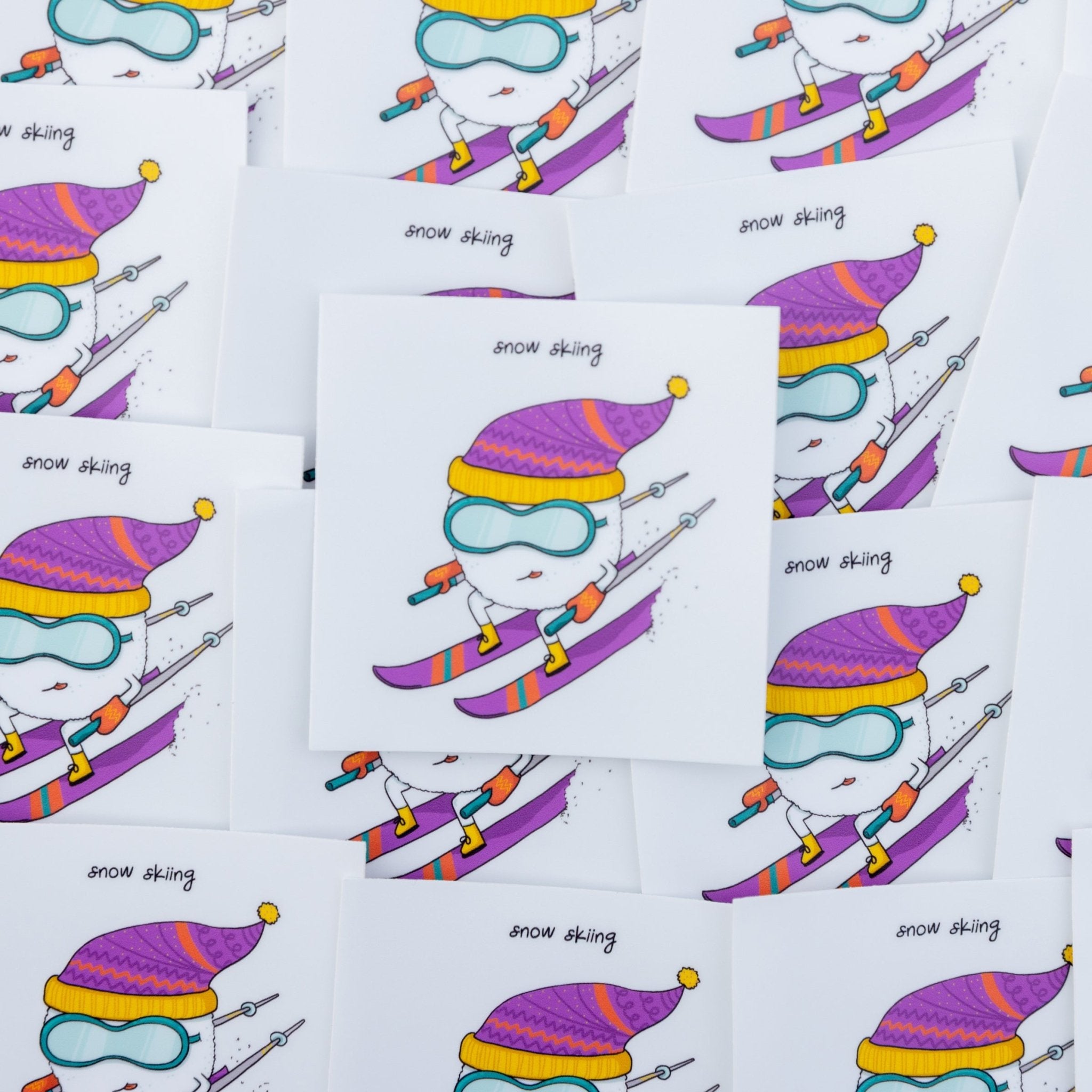 Snow Skiing - menottees