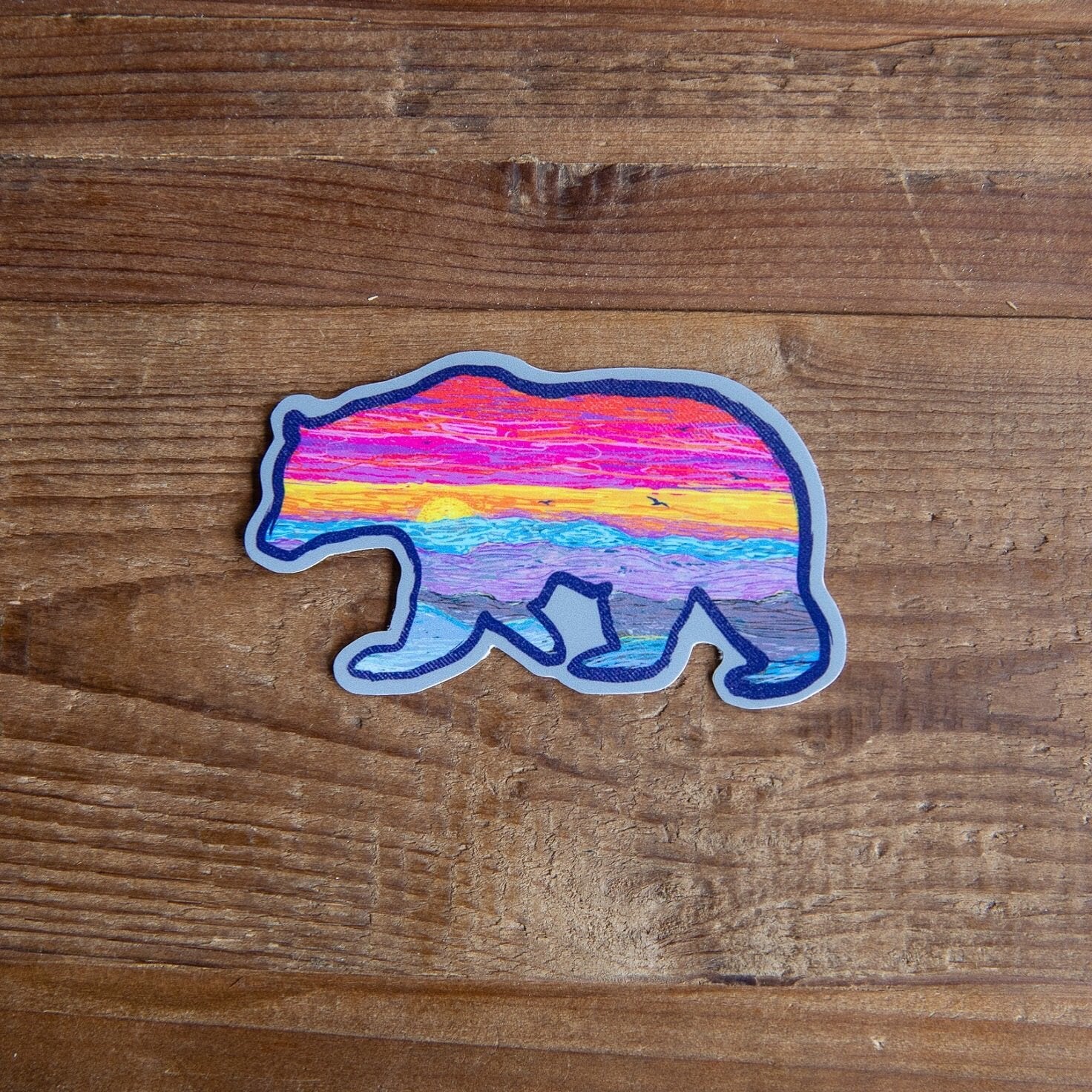 Sunset Bear - menottees