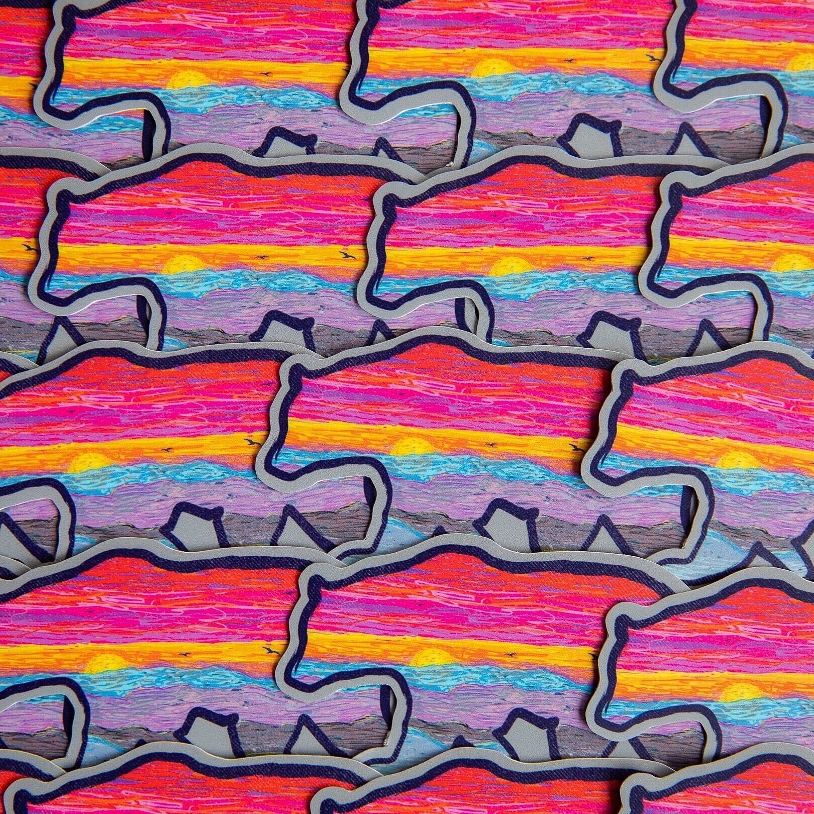 Sunset Bear - menottees