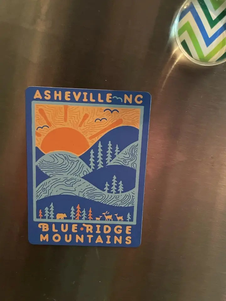 Day Ridge Asheville (Royal Blue Magnet)