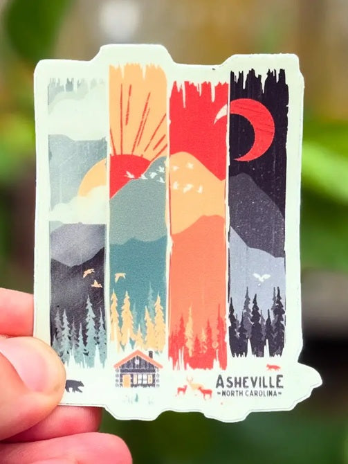 Mountain Weather (Asheville Sticker)
