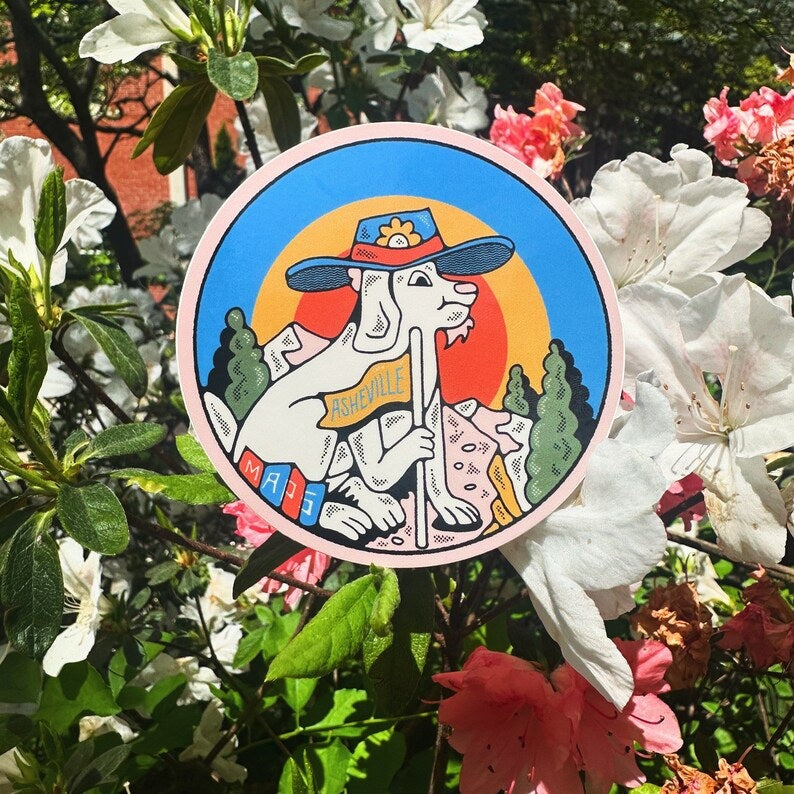 Sunflower Hat Dog (Asheville)