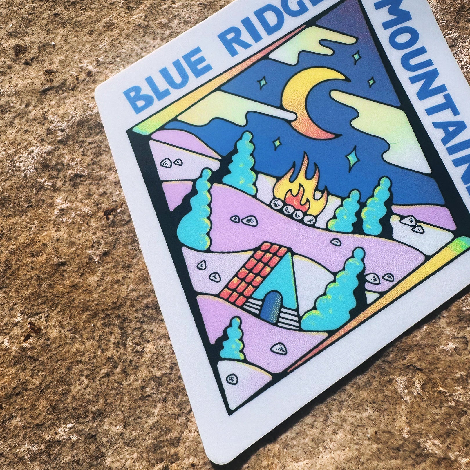 A Blue Ridge Diamond (Night) - menottees