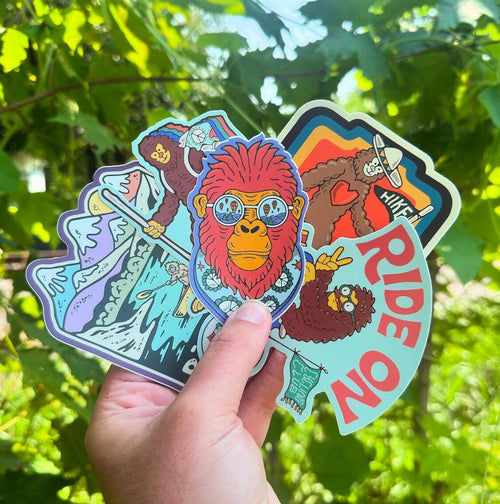 Bigfoot Stickers (5 Pack) - Menottees