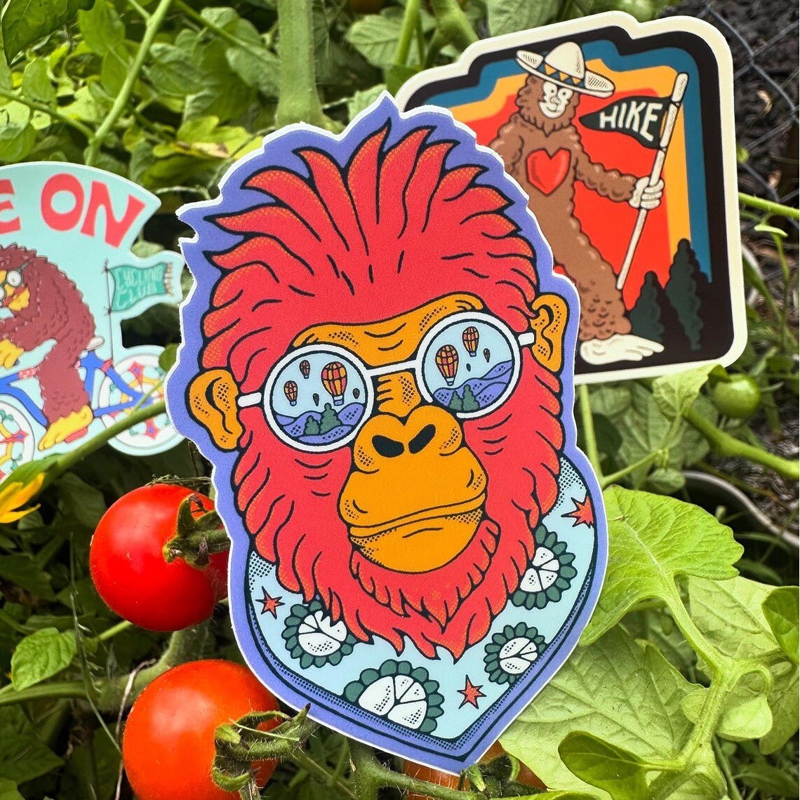 Bigfoot Stickers (5 Pack) - Menottees