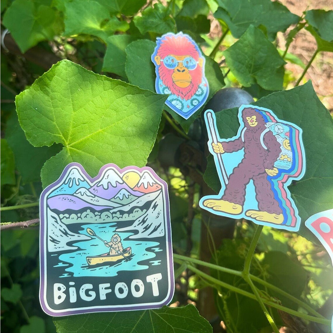 Bigfoot Stickers (5 Pack) - Menottees