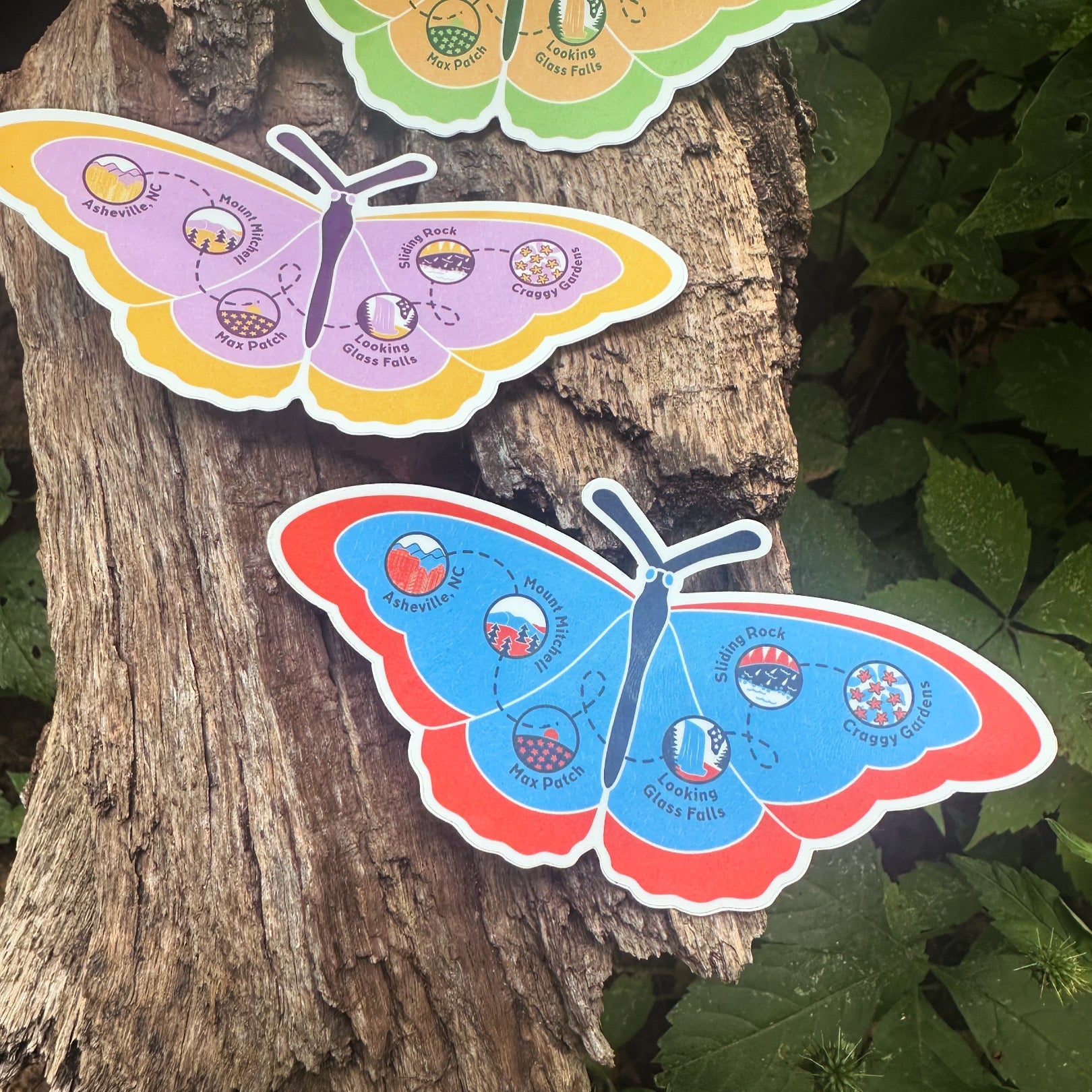 Butterfly Trail Sticker Pack - menottees