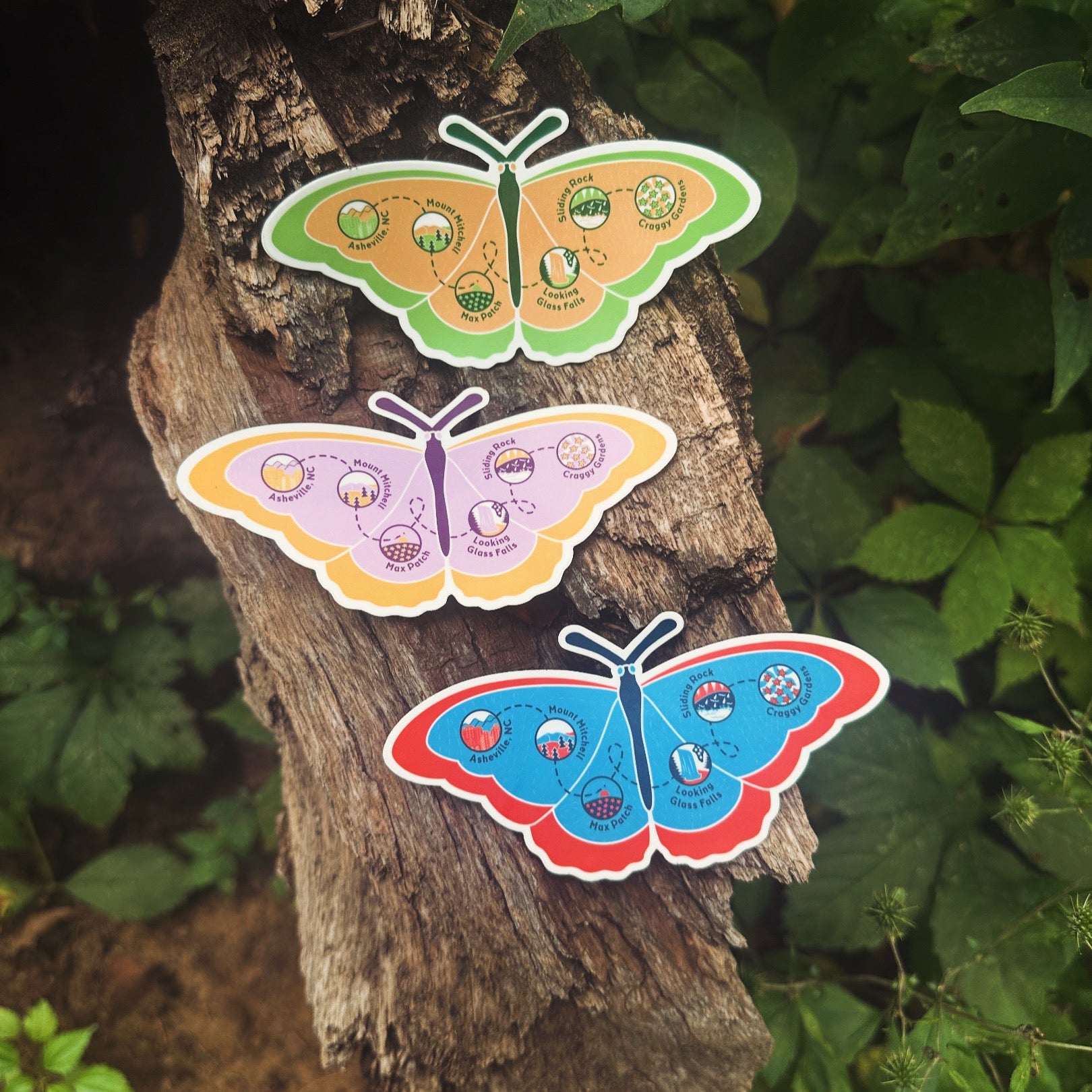 Butterfly Trail Sticker Pack - menottees