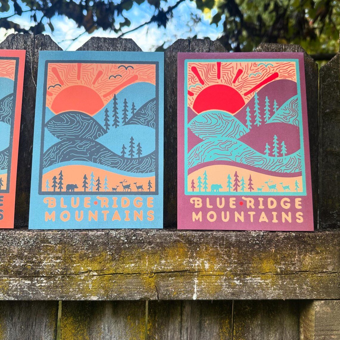 Day Ridge (The Sun Shines) Postcard 5 Pack - menottees