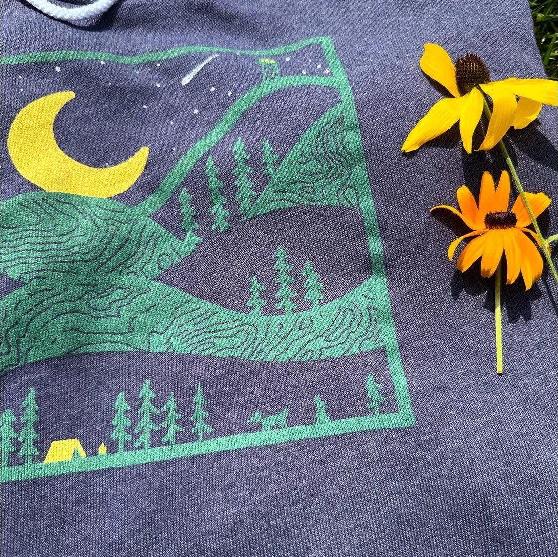 Night Ridge Hoodie (The Yellow Moon) - Menottees