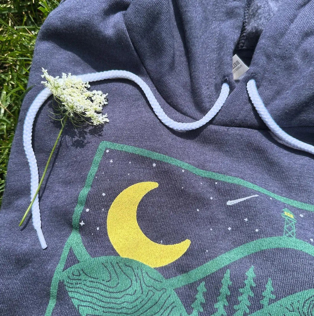 Night Ridge Hoodie (The Yellow Moon) - Menottees