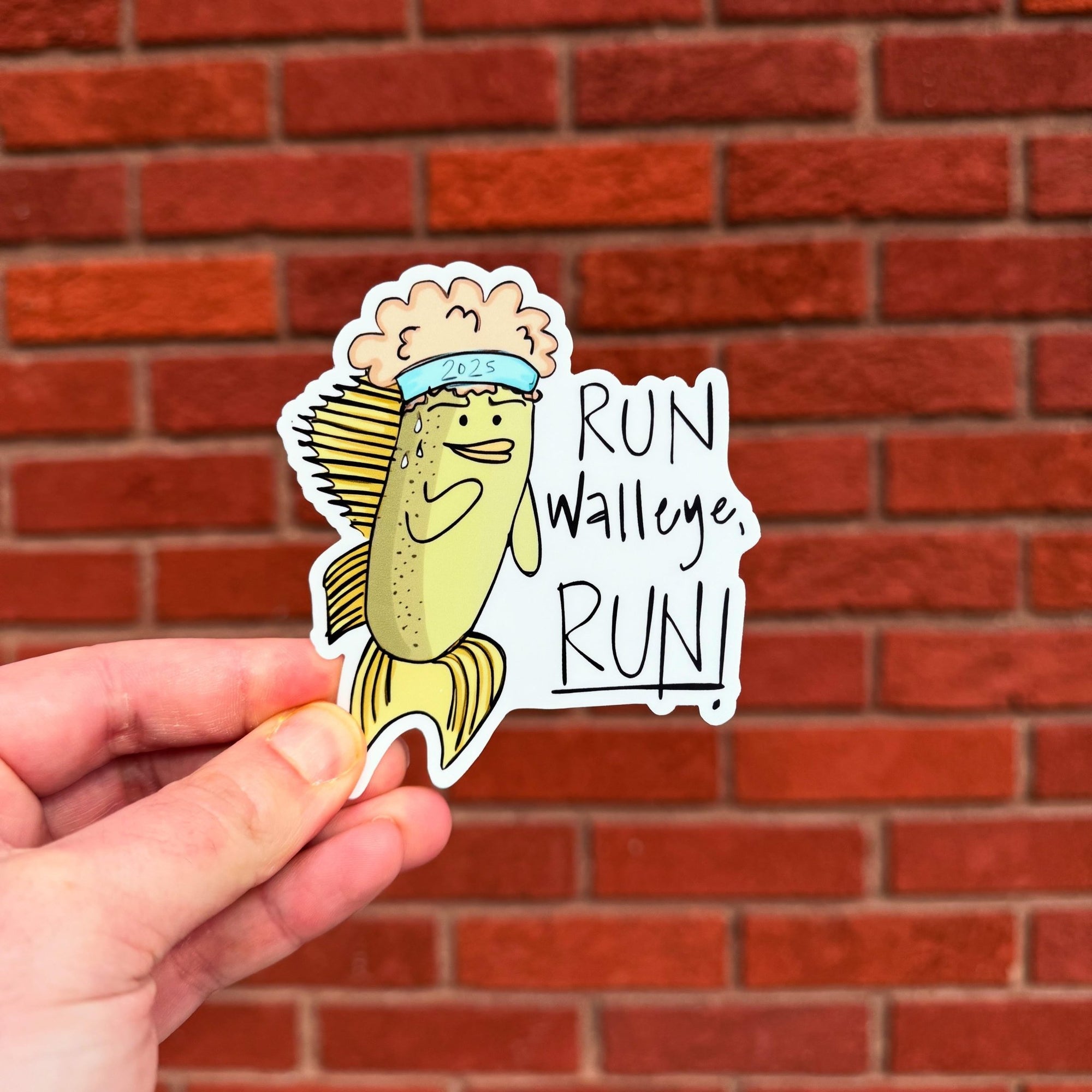 Run Walleye, Run! (Green) - menottees