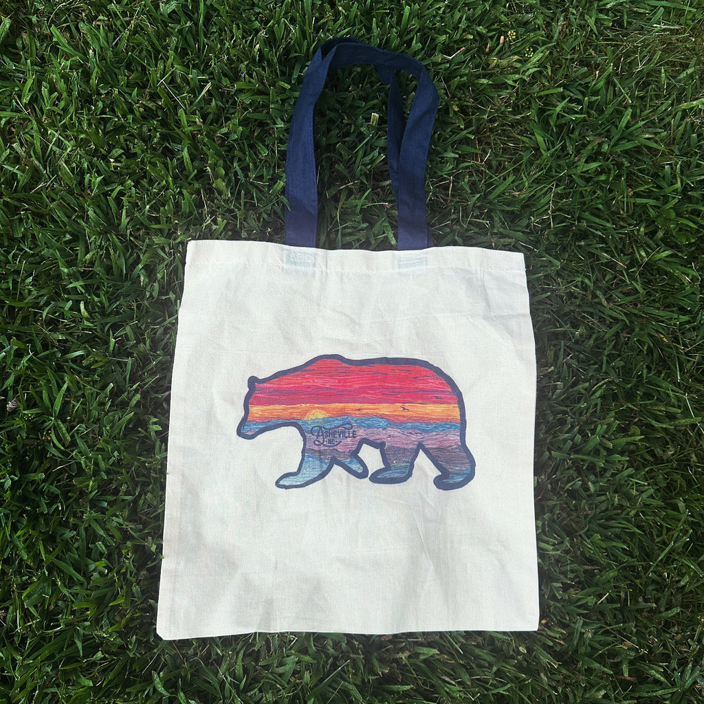 Sunset Bear Tote - menottees