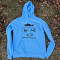 Walleye Run Hoodie (Blue) - menottees