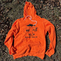 Walleye Run Hoodie (Orange - XL) - menottees