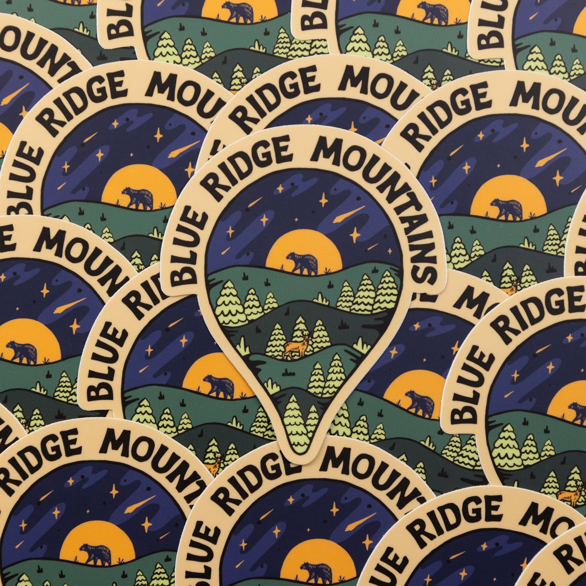 A Blue Ridge Location Symbol - menottees