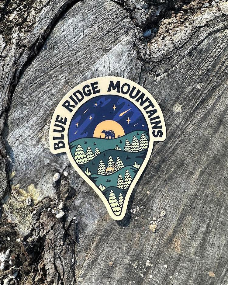 A Blue Ridge Location Symbol - menottees