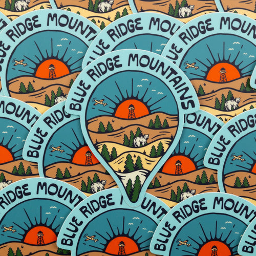 A Blue Ridge Location Symbol - menottees
