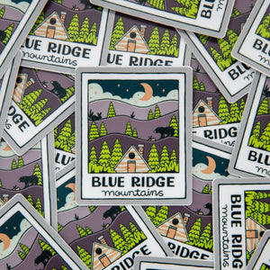 A Blue Ridge Night Polaroid - menottees