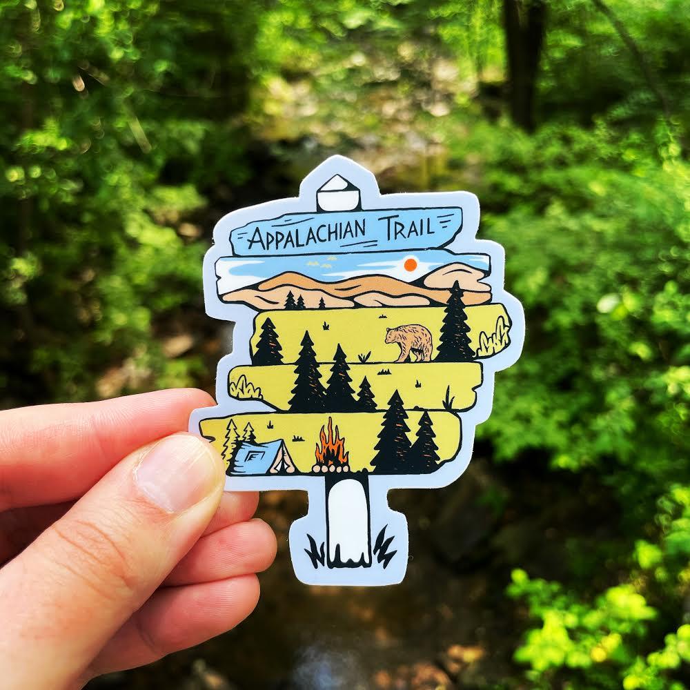 Appalachian Trail Sign - menottees