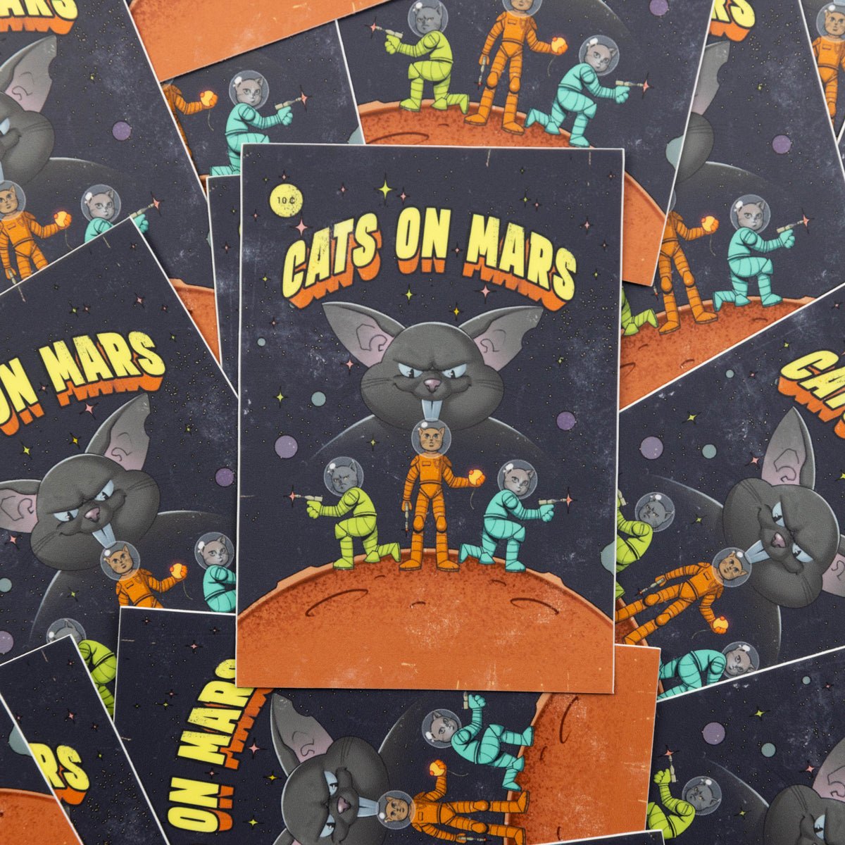 Cats on Mars - menottees