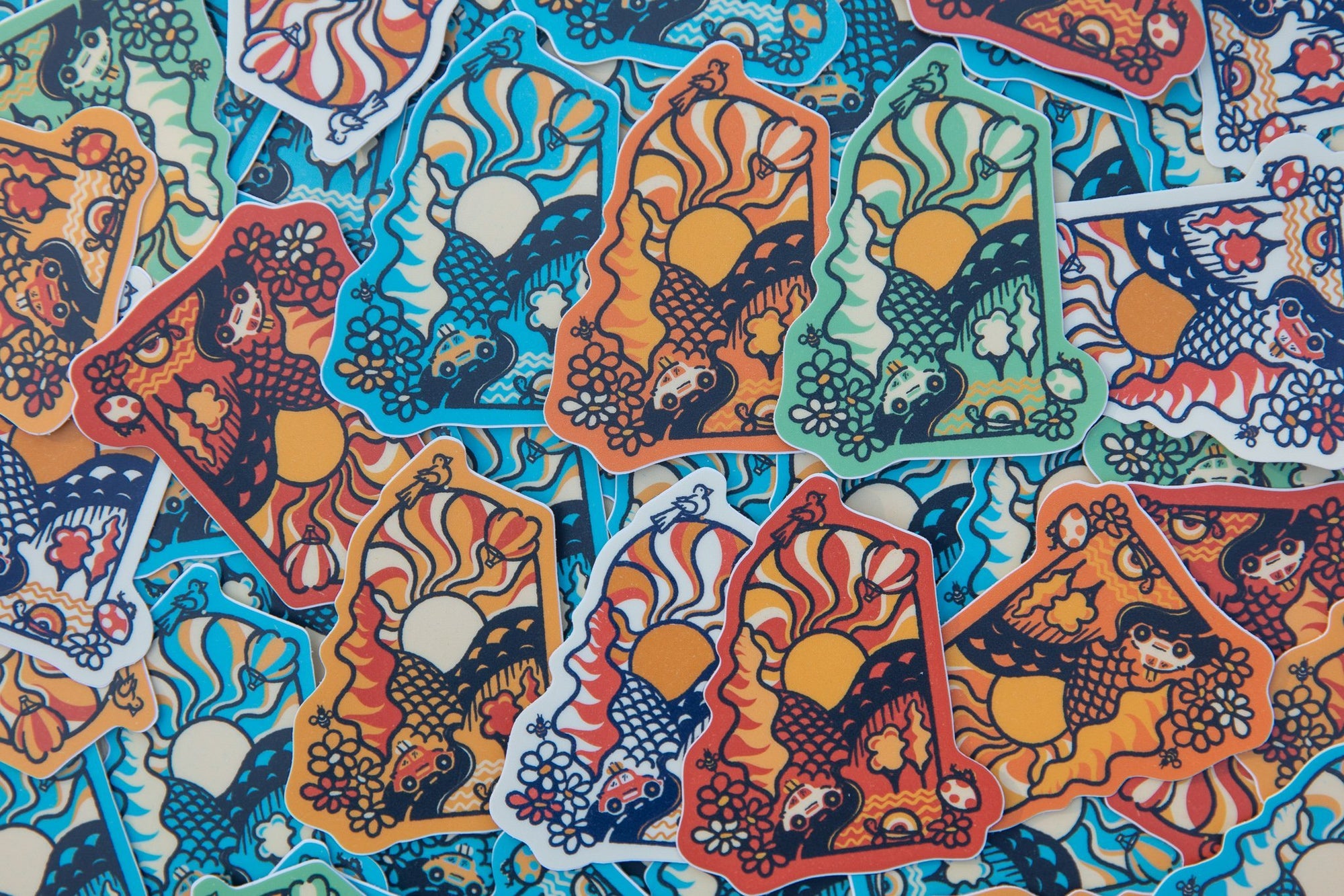 Groovy Day Sticker Pack - menottees