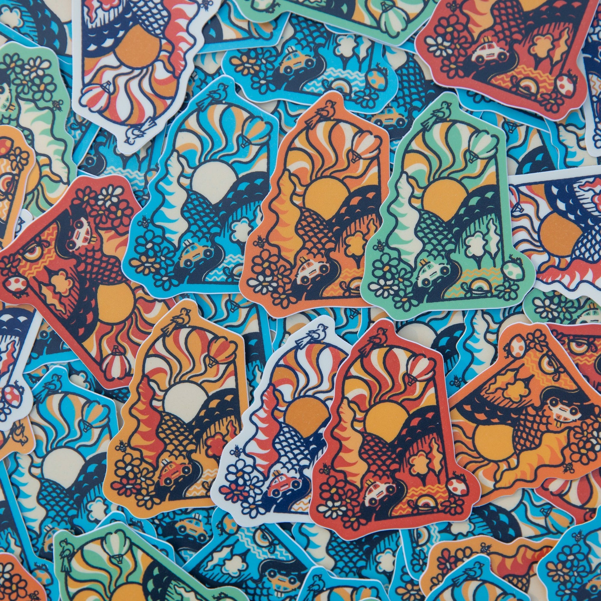 Groovy Day Sticker Pack - menottees