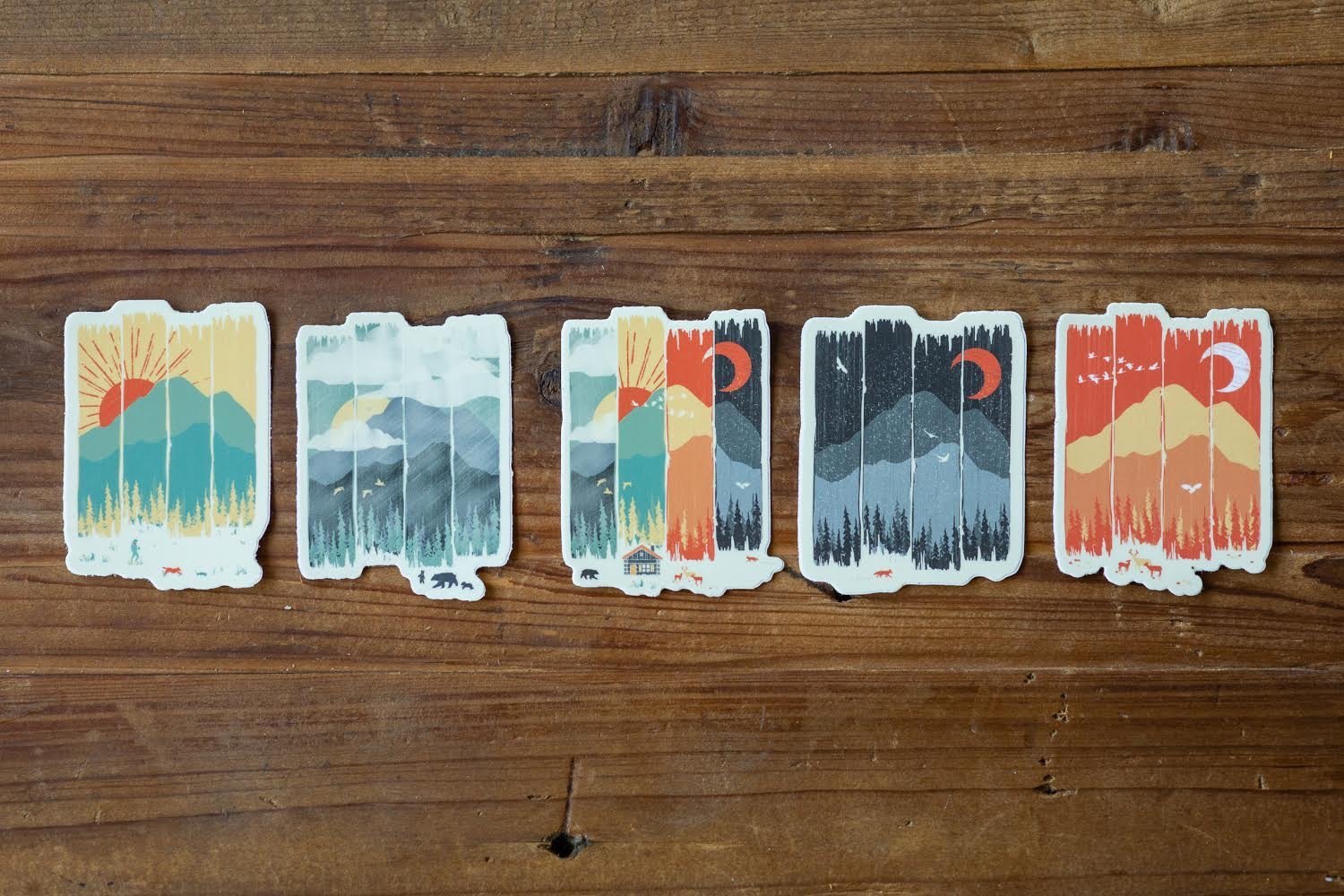 Mountain Weather Sticker Pack - menottees