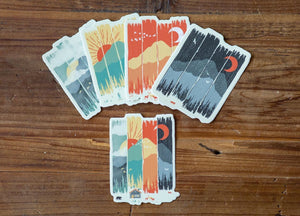 Mountain Weather Sticker Pack - menottees