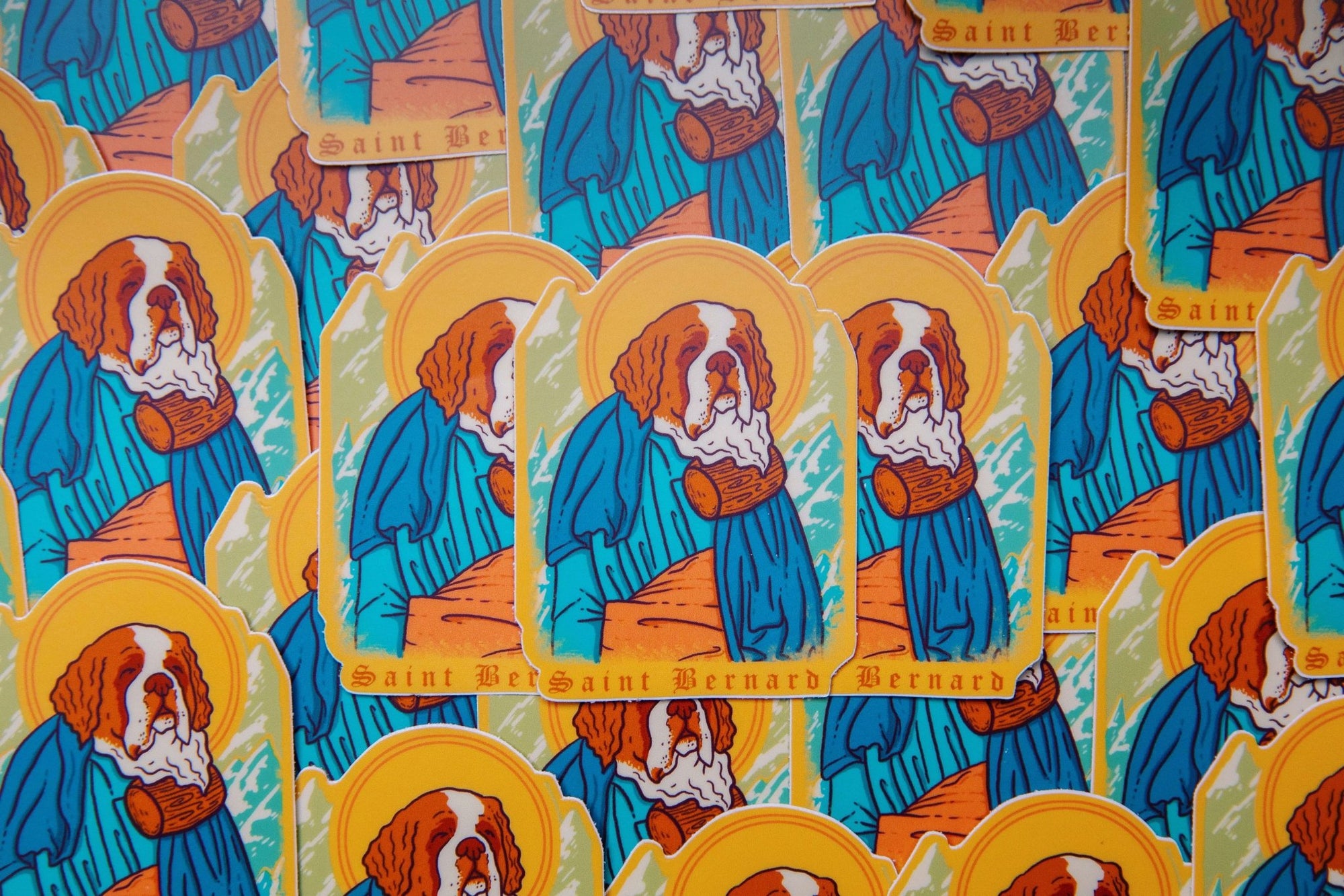 Saint Bernard - menottees